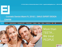 Tablet Screenshot of northmiamibeachdentist.com